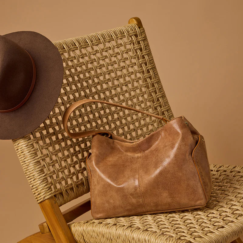 HOBO Seneca Shoulder Bag - Whiskey Buffed Leather