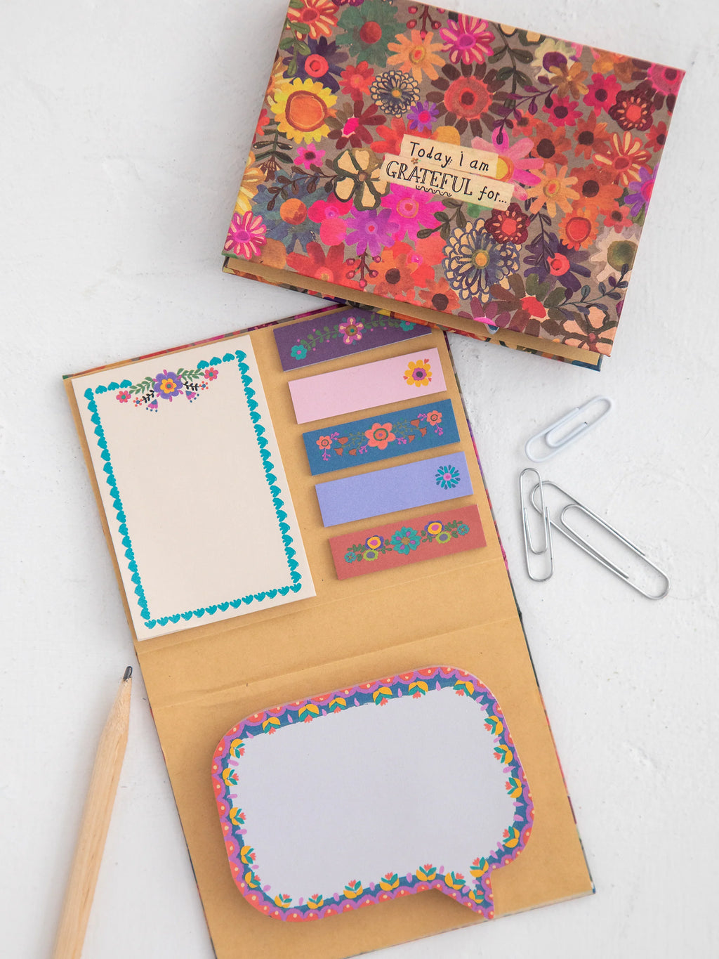Natural Life Sticky Notes - Grateful For