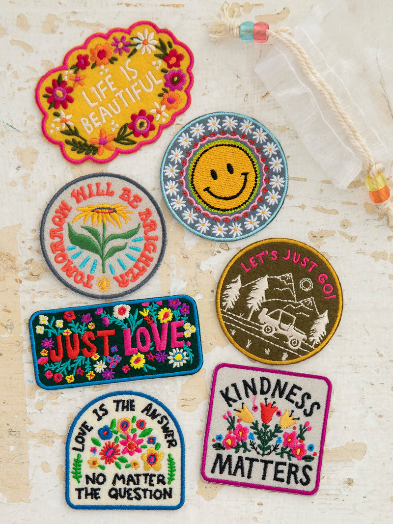 Natural Life Reusable Stick-On Patches, Set of 7 - Kindness Matters