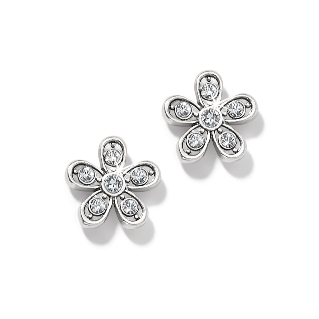 Brighton Enchanting Flower Post Earrings - Silver