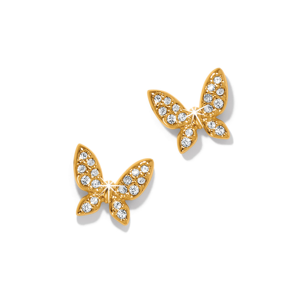 Brighton Enchanting Butterfly Post Earrings - Gold