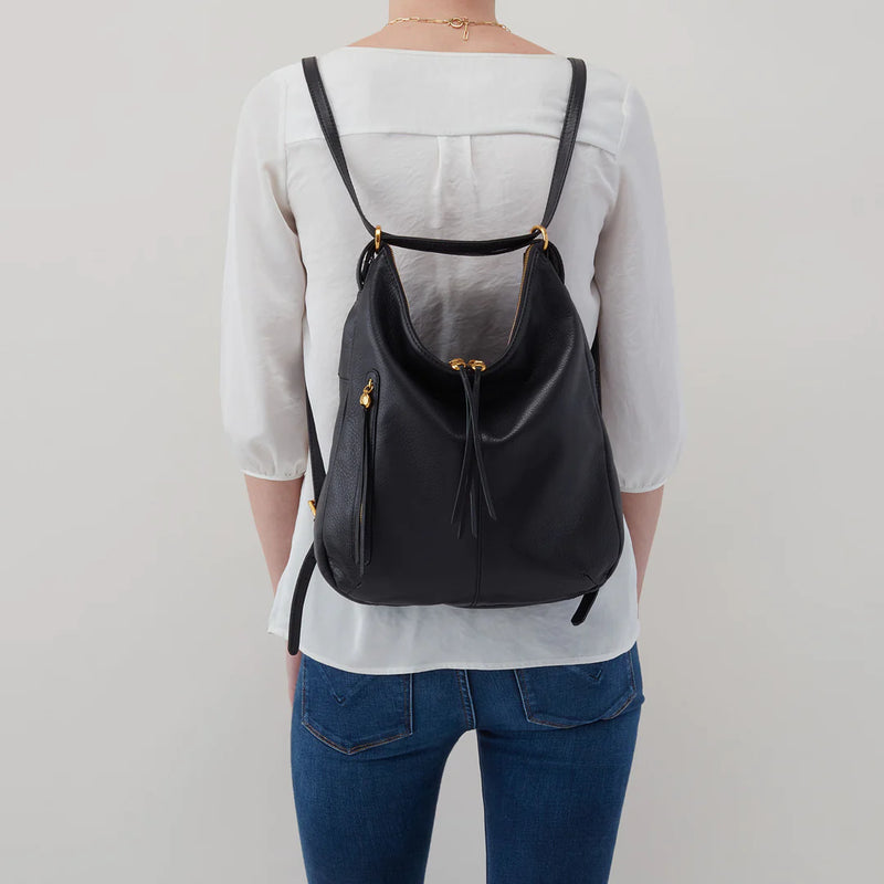HOBO Merrin Convertible Backpack Shoulder Bag - Sageleaf