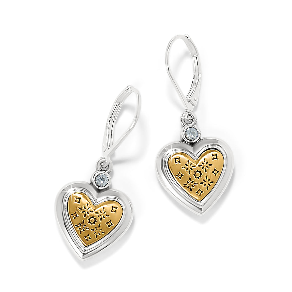 Brighton Mosaic Heart Leverback Earrings