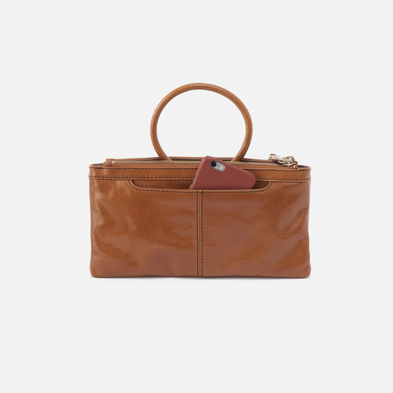 HOBO Sable Crossbody - Polished Leather | Truffle