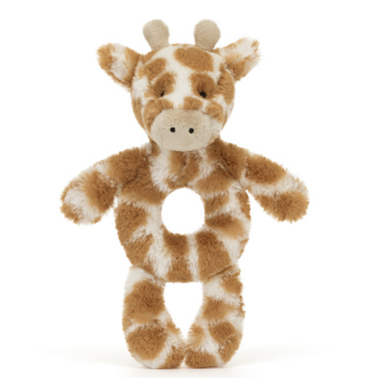 Jellycat Bashful Giraffe Ring Rattle