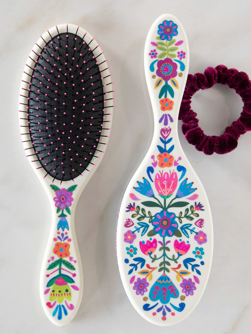 Natural Life Wet / Dry Detangling Hairbrush - Cream