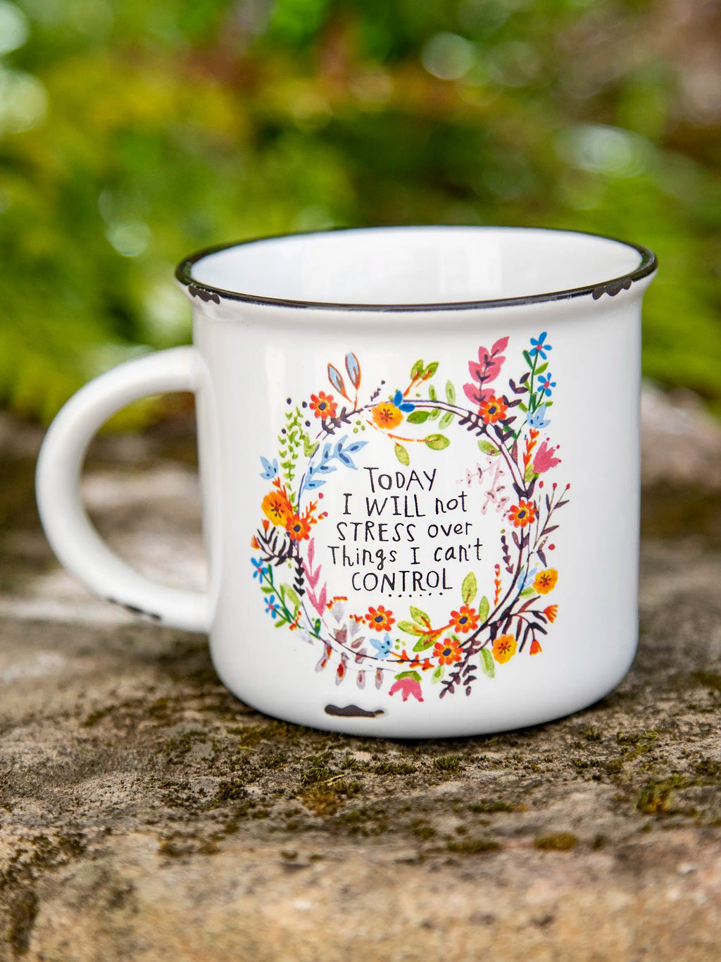 Natural Life® Camp Coffee Mug - Today I Will Not Stress