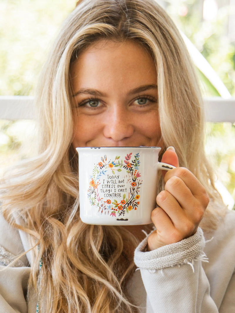 Natural Life® Camp Coffee Mug - Today I Will Not Stress