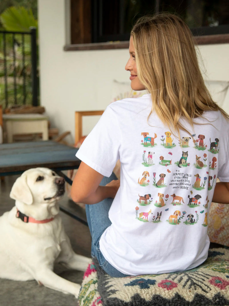 Natural Life Cotton Comfy Tee Shirt - Every Dog Has A Home