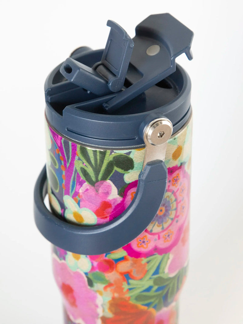 Natural Life® 30oz Tumbler - Pink Painted Garden