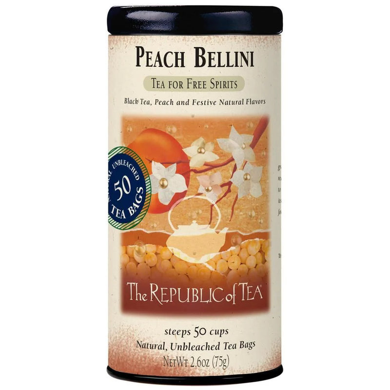 The Republic of Tea - Peach Bellini Black Tea Bags