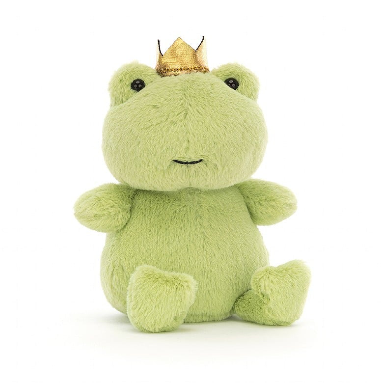 Jellycat Crowning Croaker Green Frog Plush