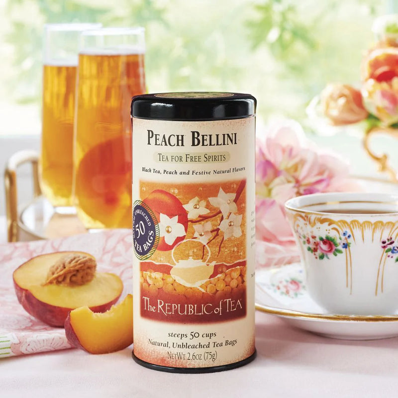 The Republic of Tea - Peach Bellini Black Tea Bags