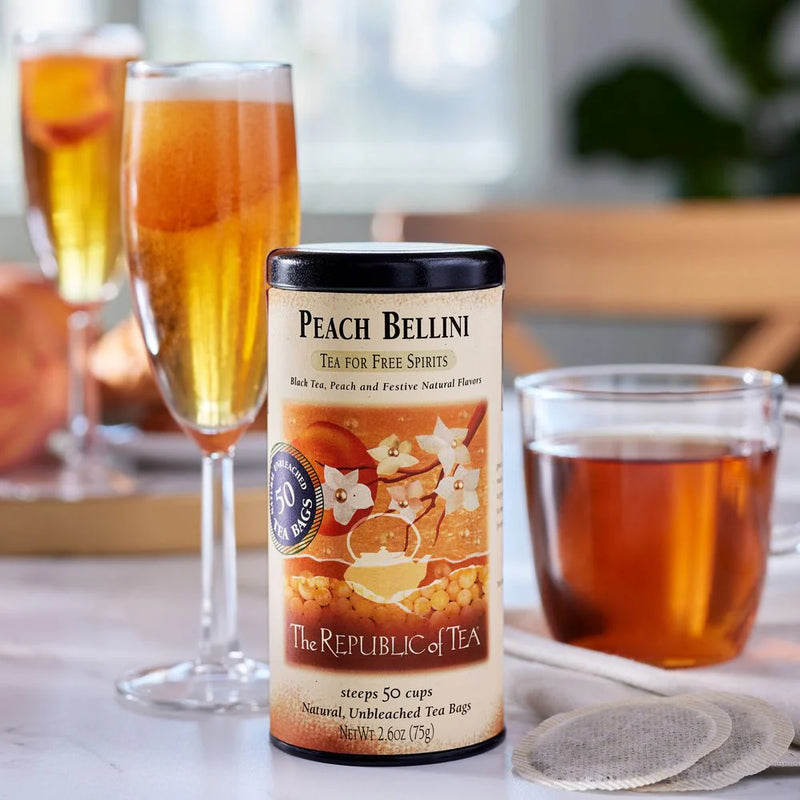 The Republic of Tea - Peach Bellini Black Tea Bags