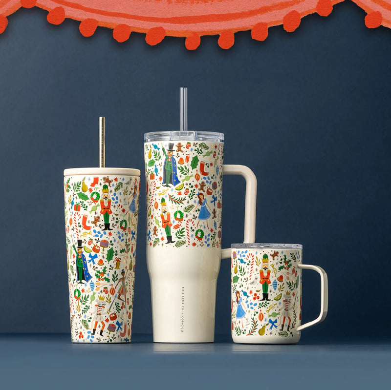 Corkcicle Cruiser - 40oz - Rifle Paper Co. - Nutcracker