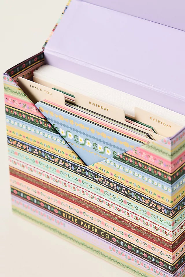 RIFLE PAPER CO. Gemma Essentials Card Box