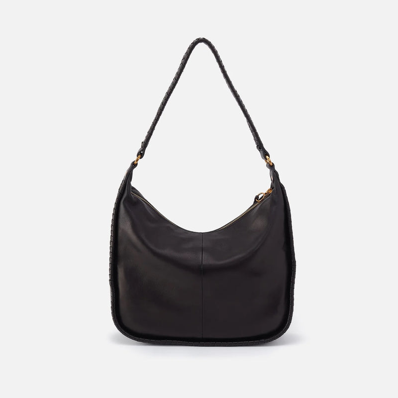 HOBO Mia Crescent Large Hobo - Smooth Leather | Black