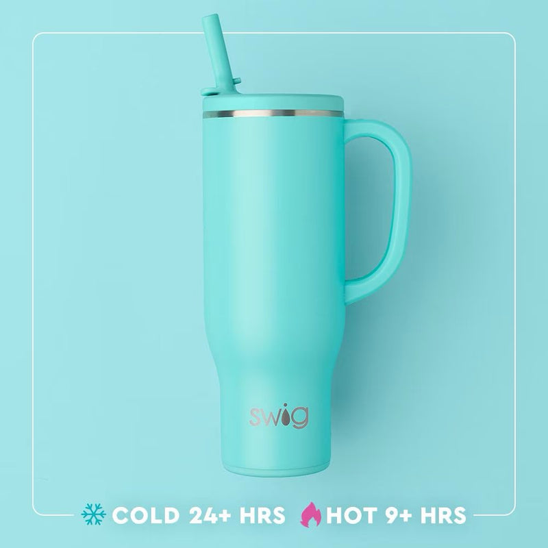 Swig Life Indigo Tiles Mega Mug (30oz)