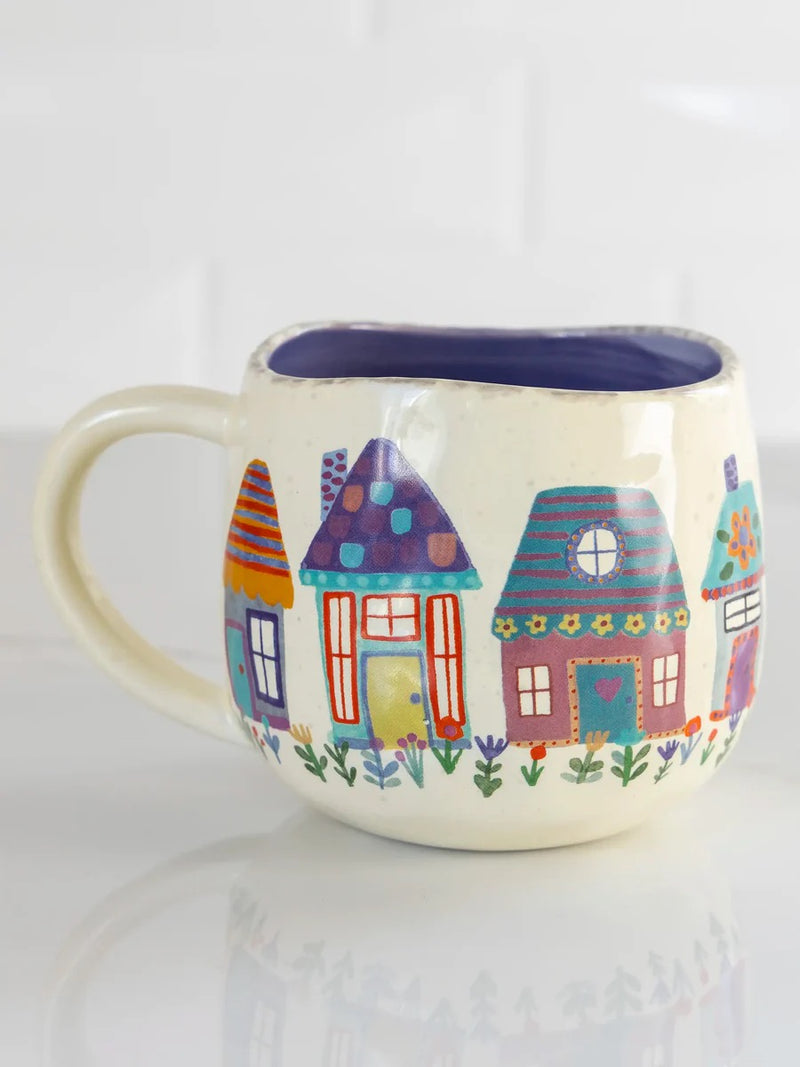 Natural Life® Artisan Rainbow Coffee Mug - Wished You Lived Next Door