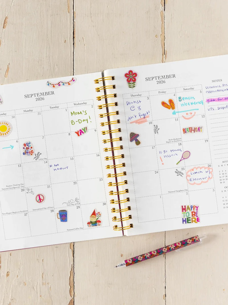 Natural Life 2026-27 17 Month Planner - Keep Going