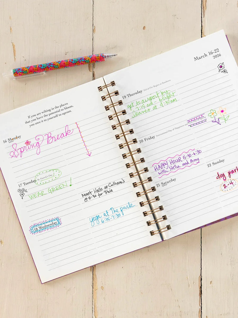 Natural Life 2026-27 17 Month Planner - Keep Going
