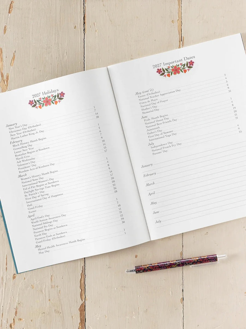 Natural Life Academic Planner 2026-2027 - Small Acts