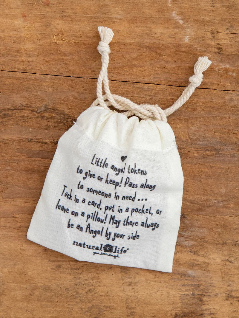 Natural Life Bag of Tiny Tokens, Set of 12 - Angels