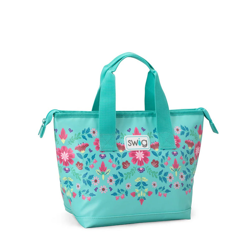 Swig Life Flora Azul Lunchi Lunch Bag