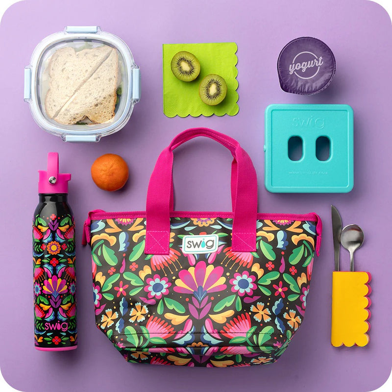 Swig Life Flora Rosa Lunchi Lunch Bag