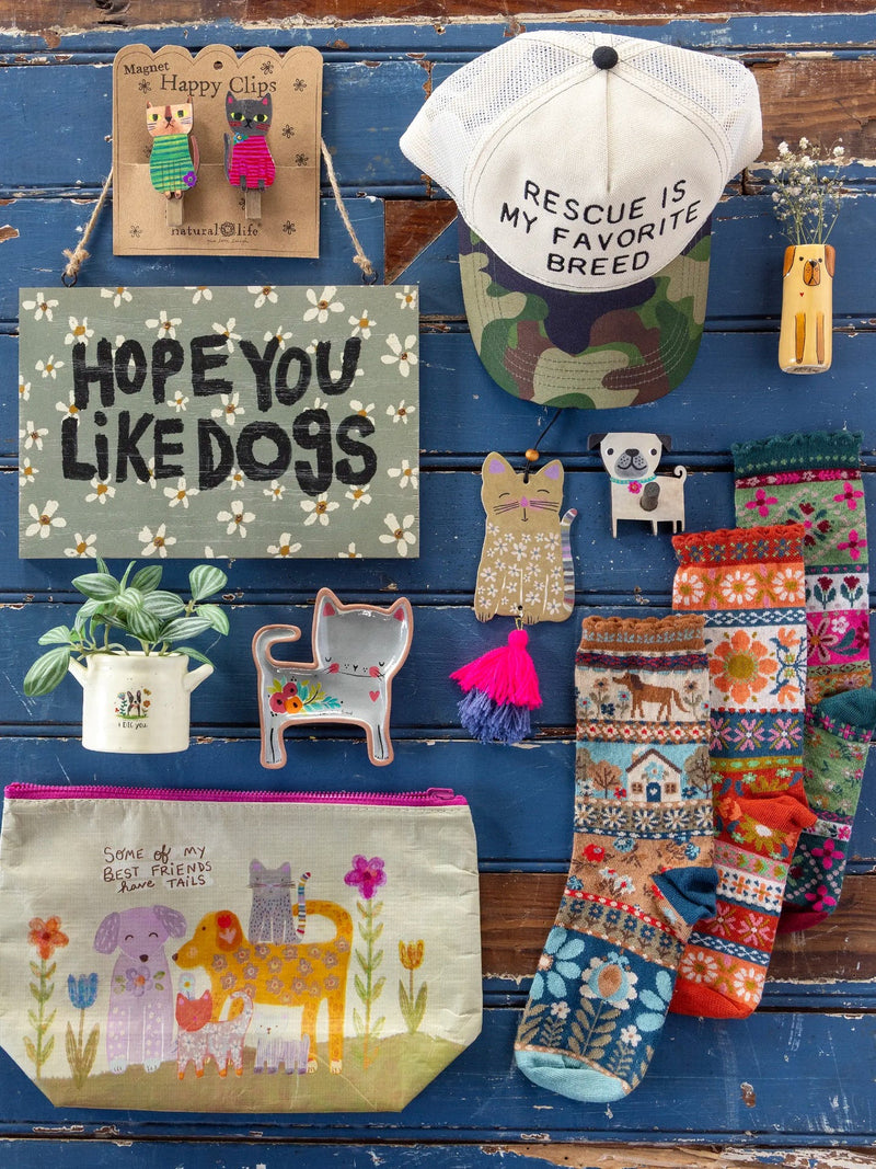 Natural Life Porch Sign - Hope You Like Dogs (Daisy)