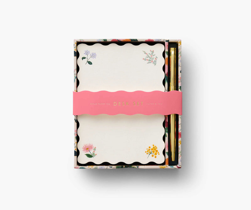 RIFLE PAPER CO. Dahlia Note Writing Set