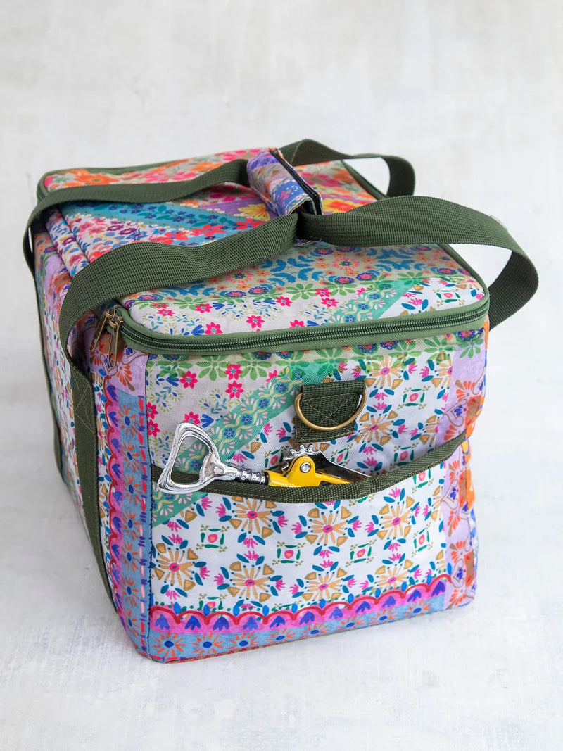 Natural Life® Cooler Tote - Folk Flower Patchwork