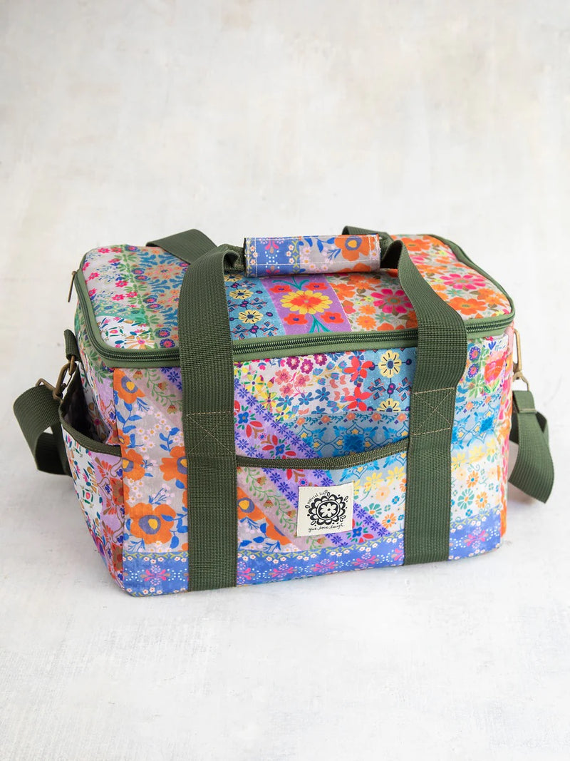 Natural Life® Cooler Tote - Folk Flower Patchwork