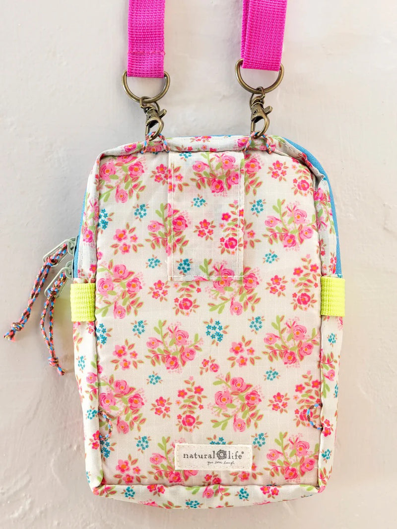 Natural Life® 8-in-1 Pocket Crossbody - Pink Bouquet