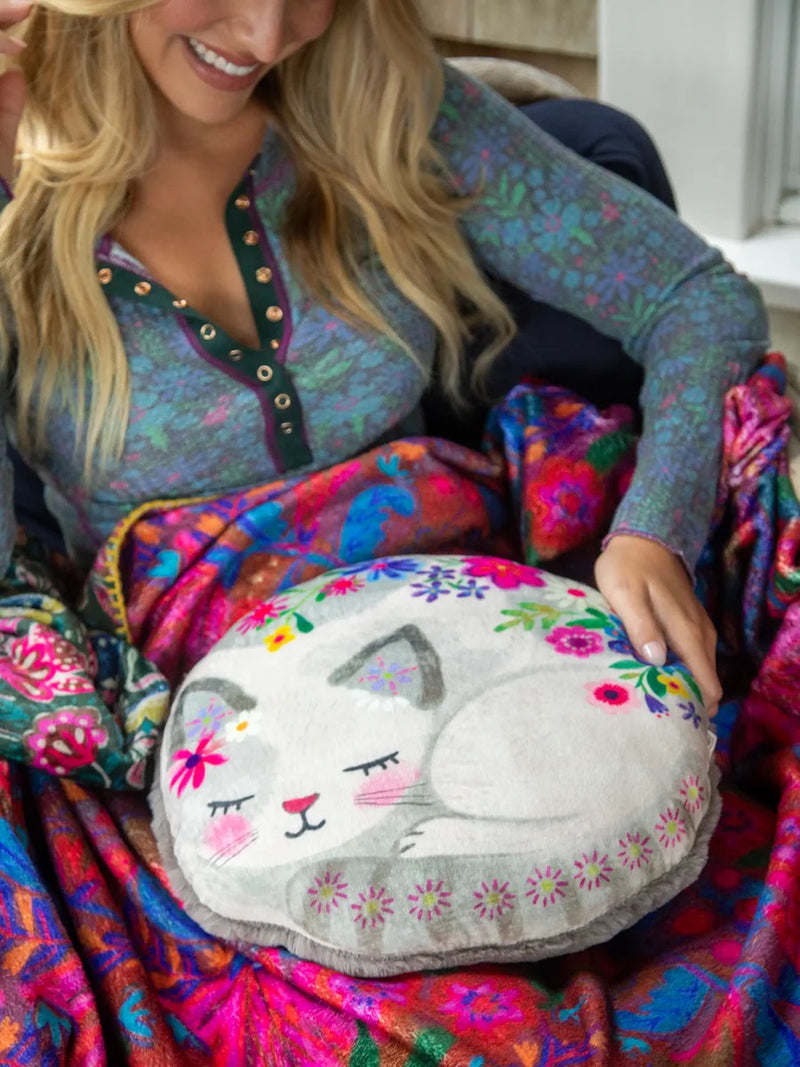 Natural Life® Cozy Weighted Pillow - Cat