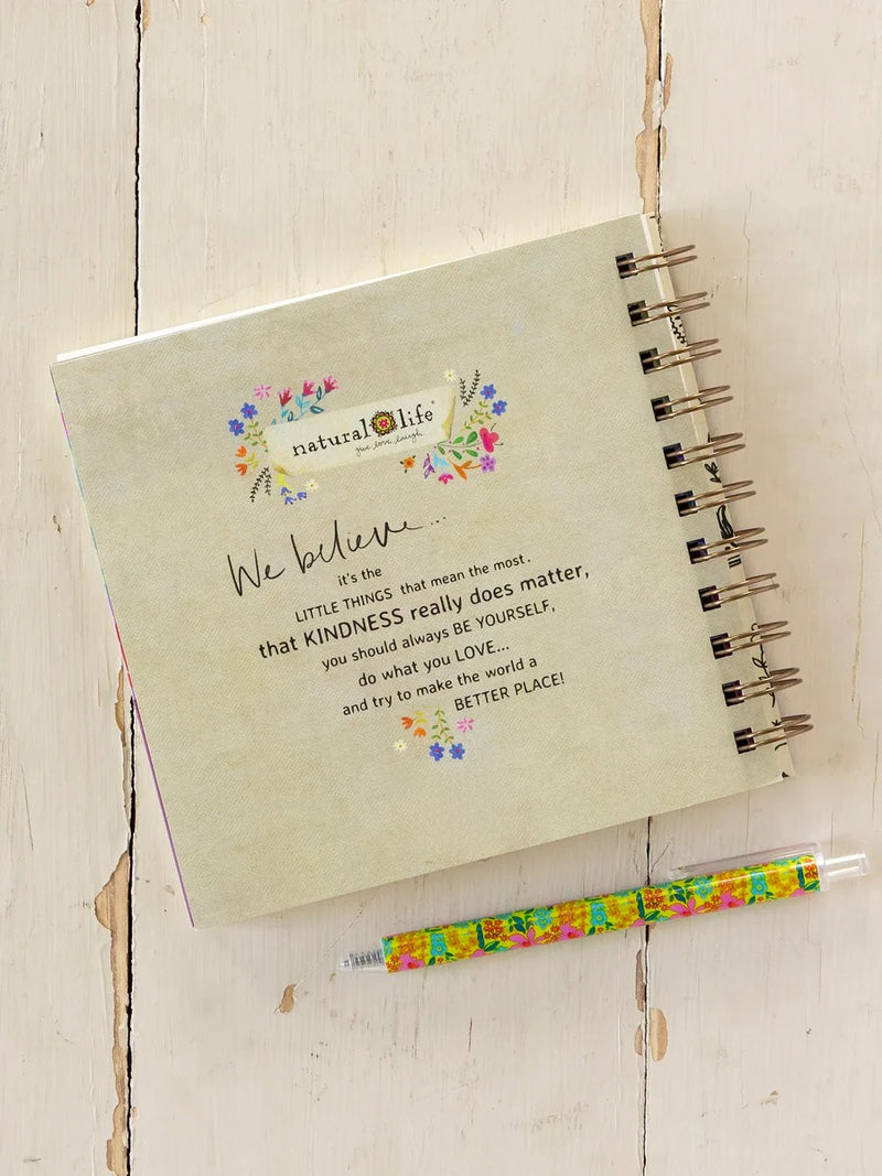 Natural Life® Spiral Notebook - I Love Coming Home (Cat)