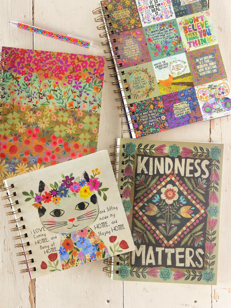 Natural Life® Spiral Notebook - I Love Coming Home (Cat)