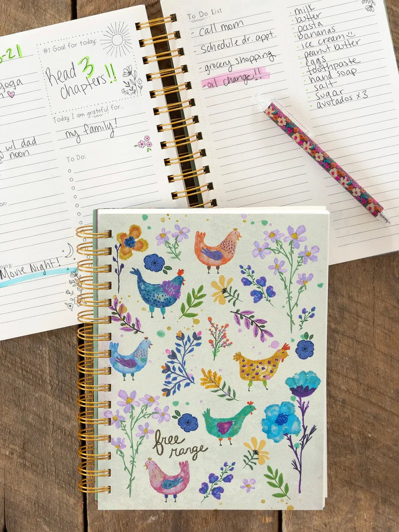 Natural Life To-Do List Planner - Free Range Chickens