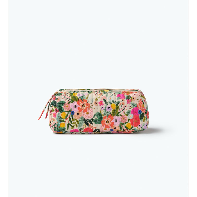 RIFLE PAPER CO. Garden Party Quilted Small Cosmetic Pouch