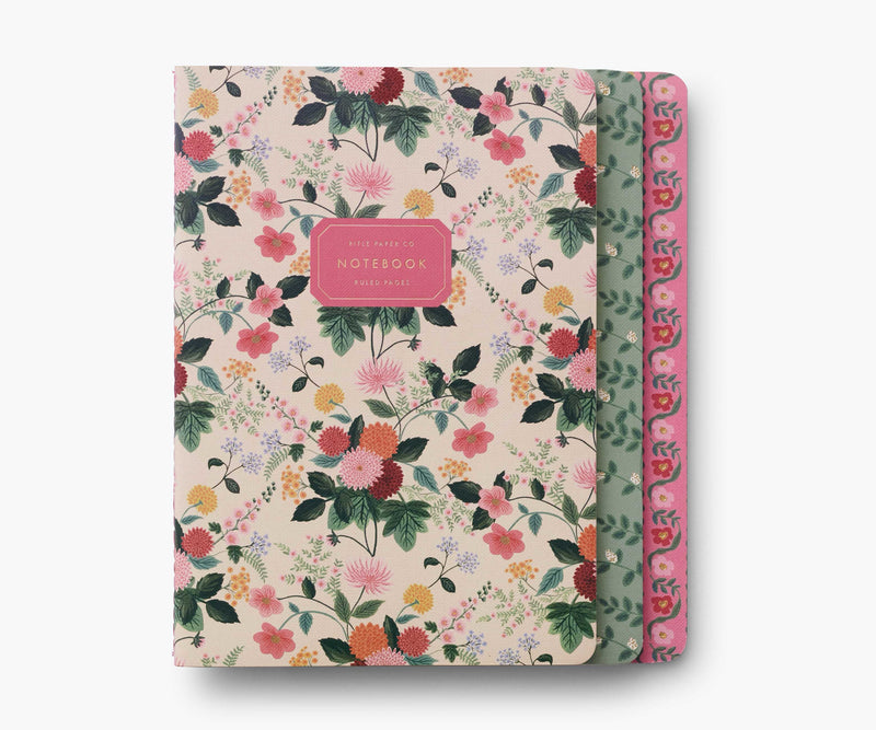 RIFLE PAPER CO. Dahlia Stitched Notepad Set