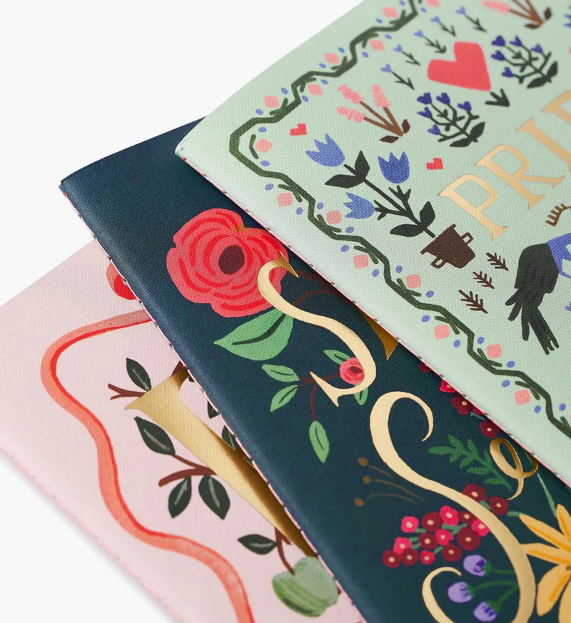 RIFLE PAPER CO. Jane Austen Stitched Notepad Set