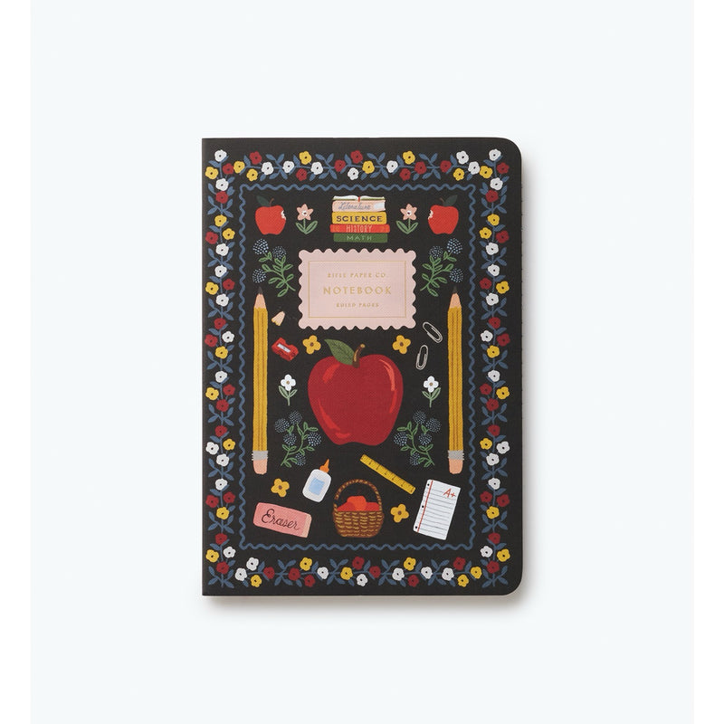 RIFLE PAPER CO. Schoolhouse Stitched Notepad Set