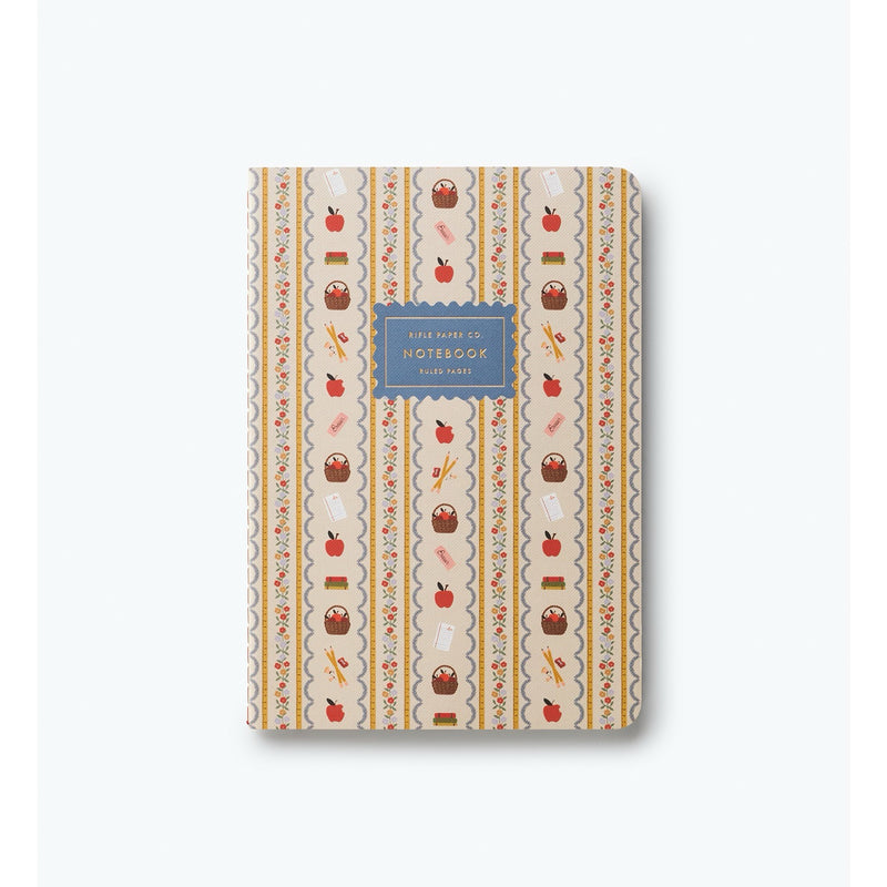 RIFLE PAPER CO. Schoolhouse Stitched Notepad Set