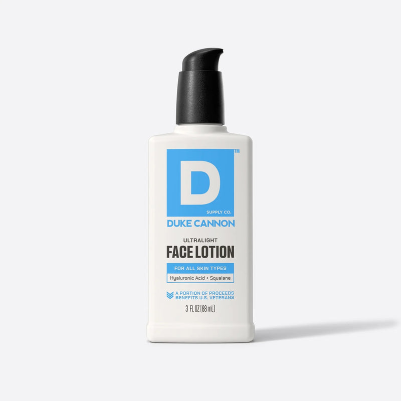 Duke Cannon Ultralight Face Lotion