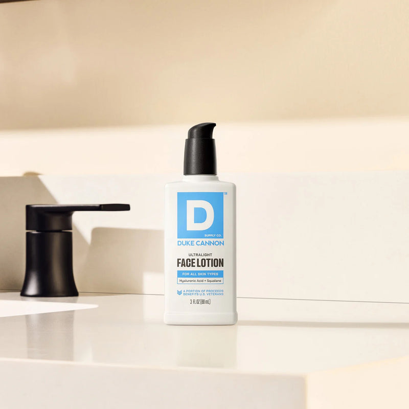 Duke Cannon Ultralight Face Lotion