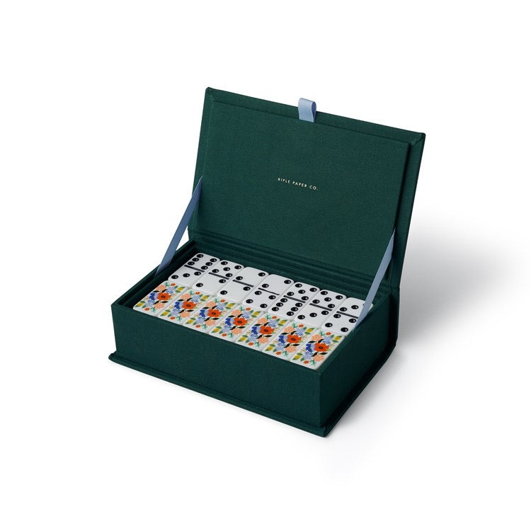 RIFLE PAPER CO. Strawberry Fields Dominoes Set