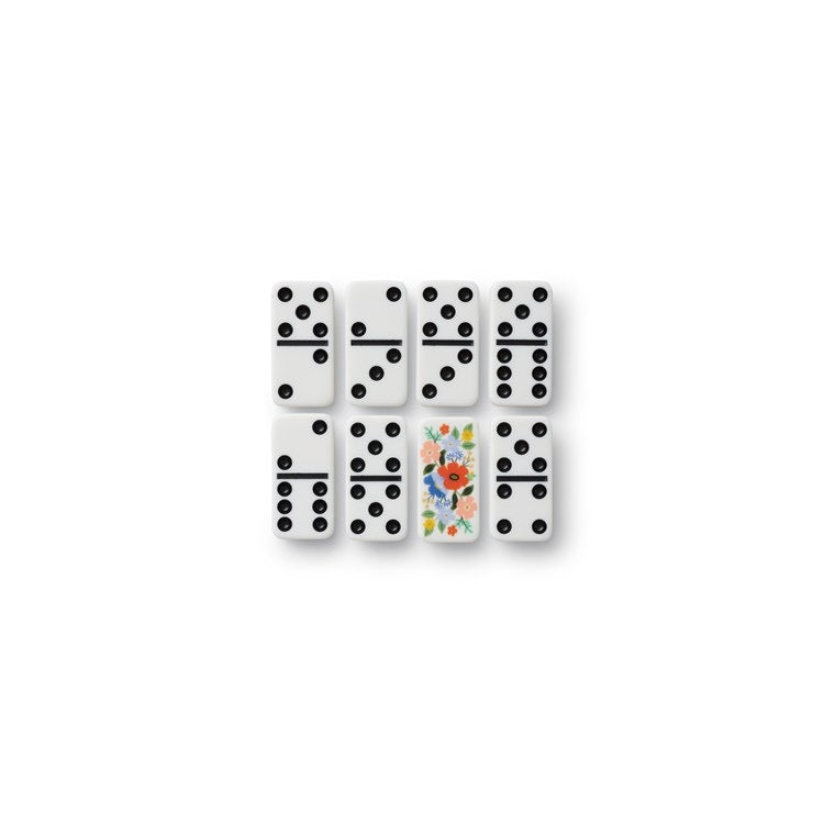 RIFLE PAPER CO. Strawberry Fields Dominoes Set