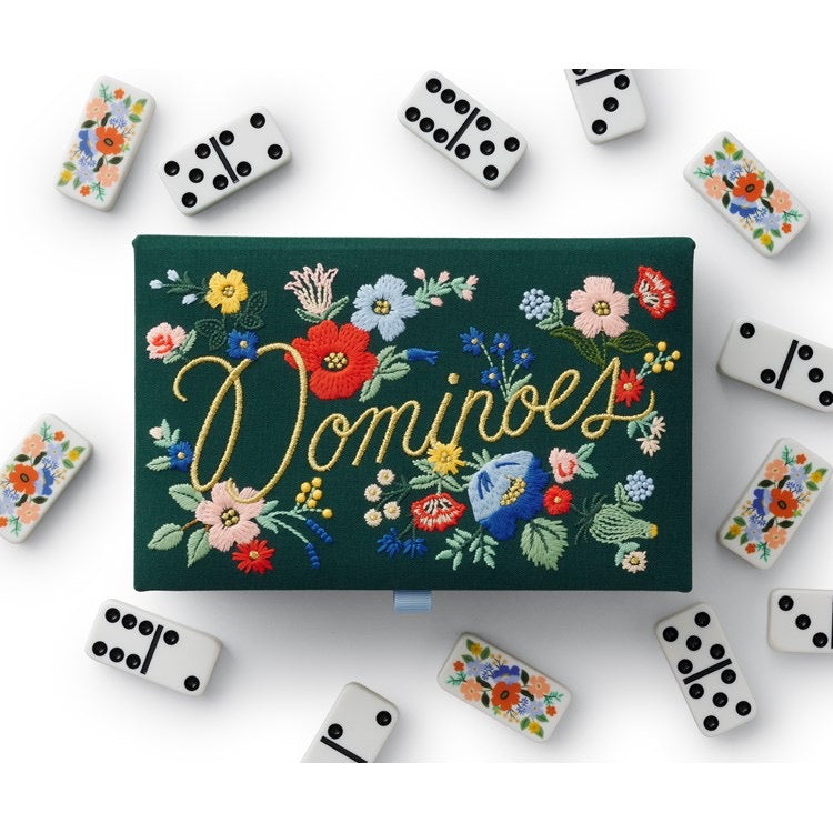 RIFLE PAPER CO. Strawberry Fields Dominoes Set