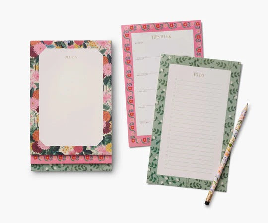 RIFLE PAPER CO. Dahlia Tiered Notepad
