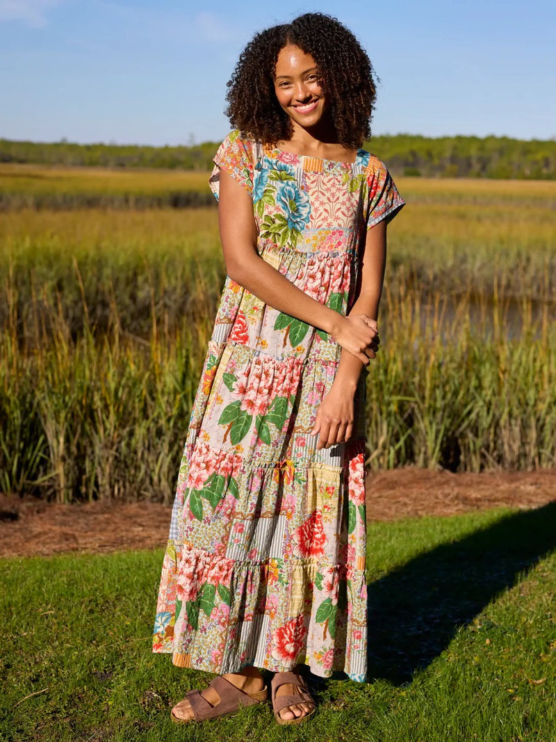 Natural Life Berkley Maxi Dress - Vintage Treasure Pink